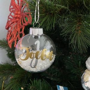 Personalized gift for Christmas ornaments